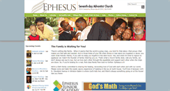 Desktop Screenshot of ephesusadventist.org